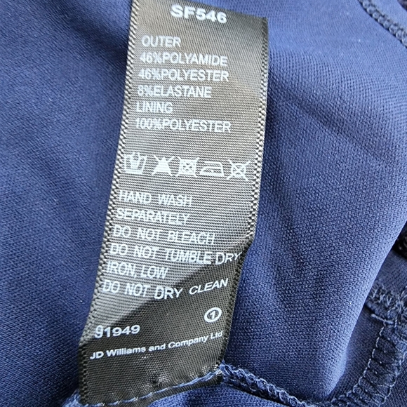 Joanna Hope Navy Blue Sheer Short Sleeve Lace Sweetheart Mermaid Maxi Dress - Picture 10 of 16